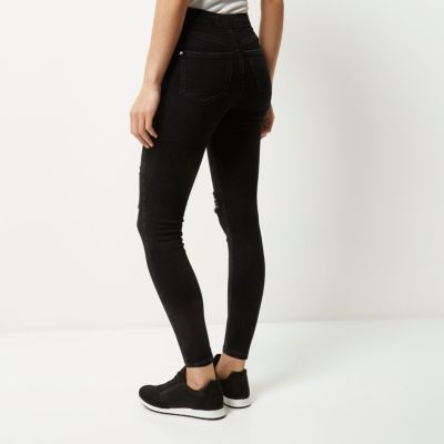 Black washed Molly jeggings